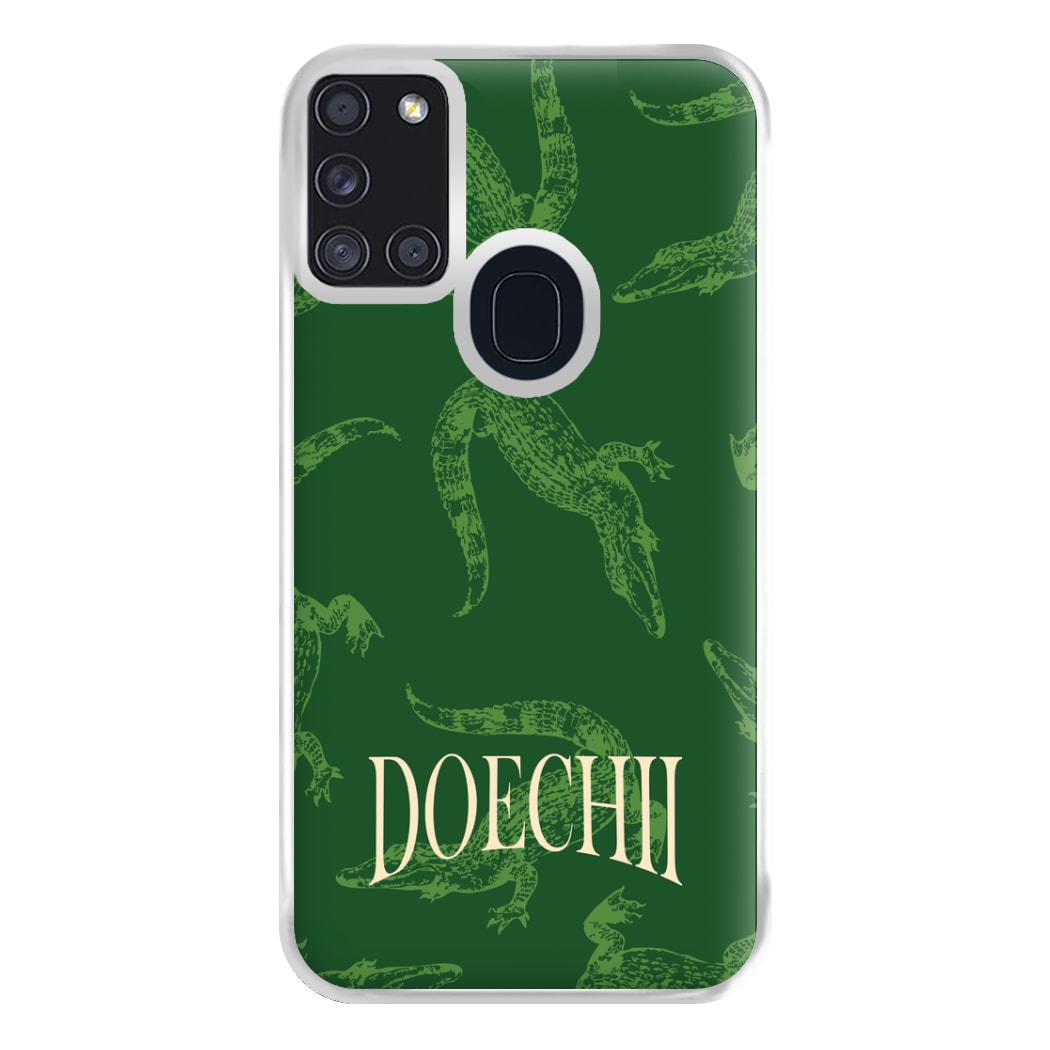Alligator Pattern Phone Case for Galaxy A21s