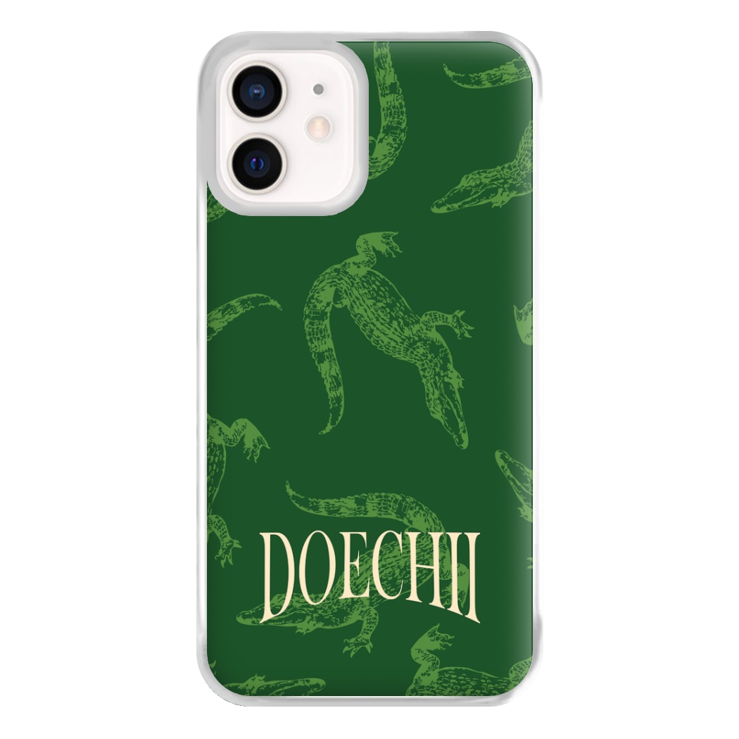 Alligator Pattern Phone Case for iPhone 13 Mini