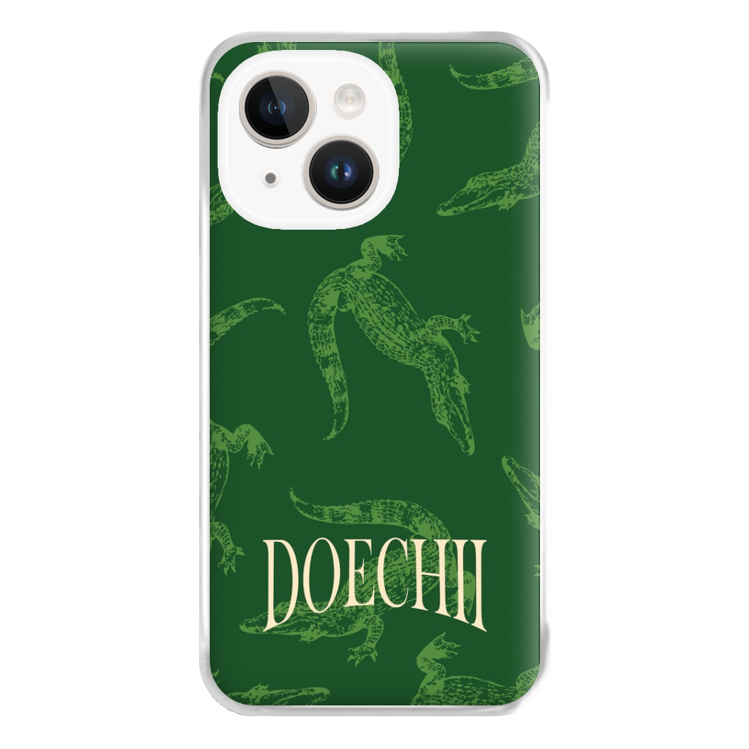 Alligator Pattern Phone Case for iPhone 14 Plus