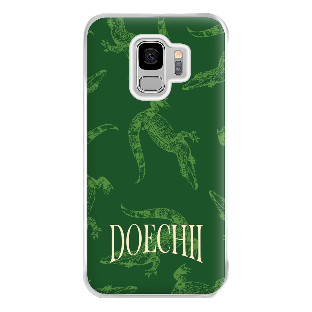 Alligator Pattern Phone Case for Galaxy S9 Plus