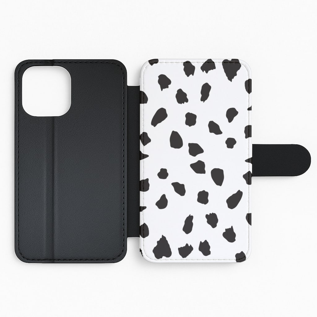 Dalmatian - Dog Pattern Flip Phone Case