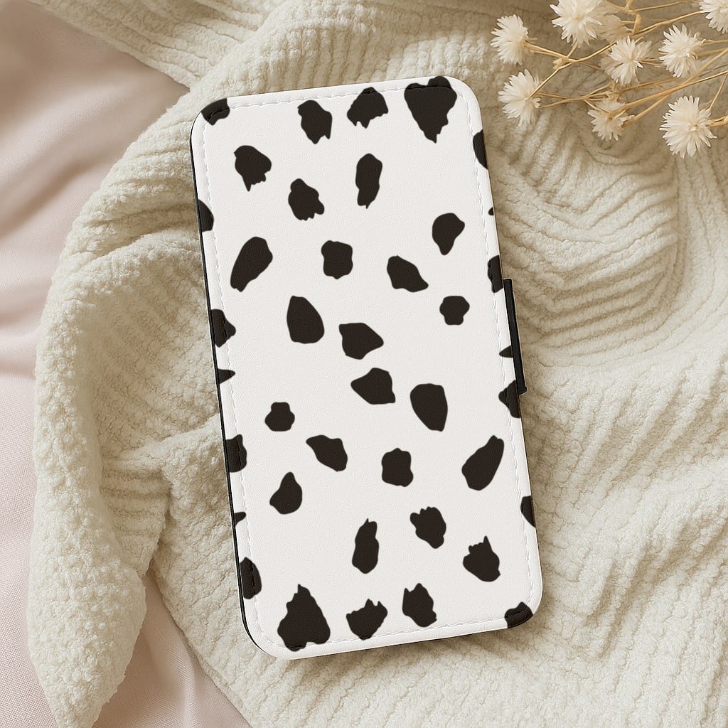 Dalmatian - Dog Pattern Wallet Phone Case