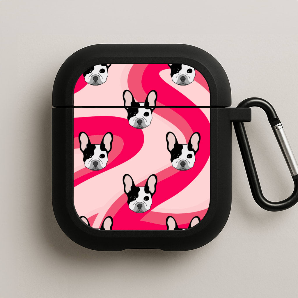 Abstact Frenchie - Dog Pattern AirPods Case