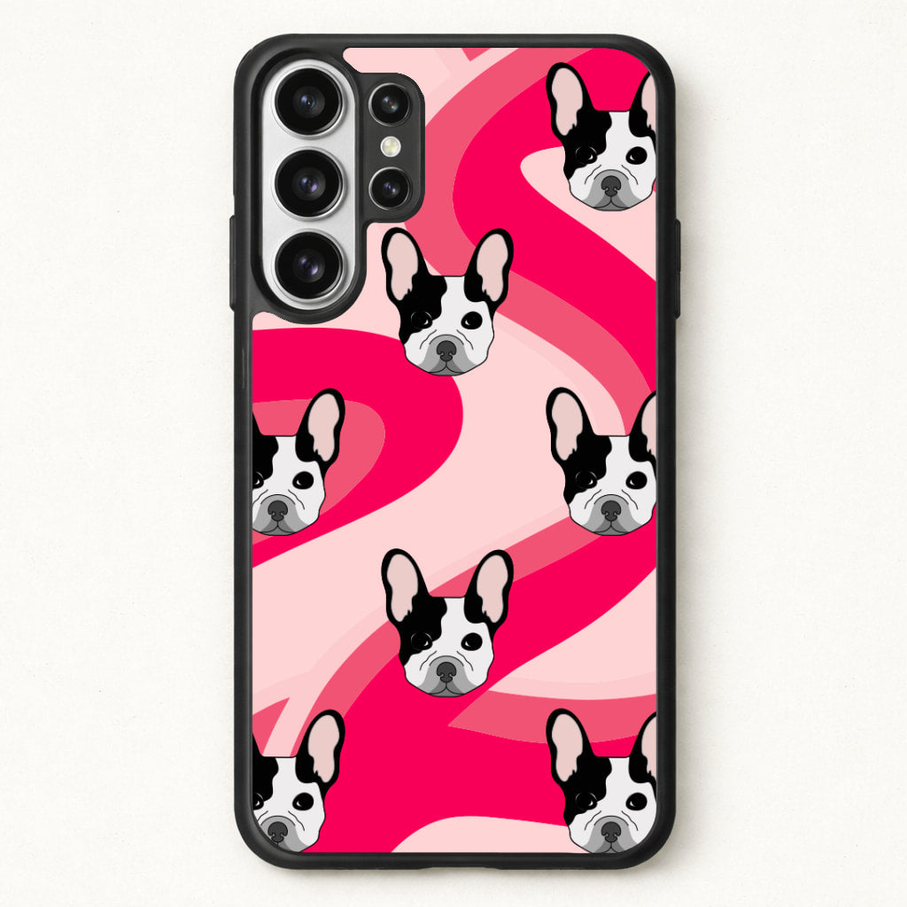 Abstact Frenchie - Dog Pattern Phone Case for Galaxy S26 Ultra