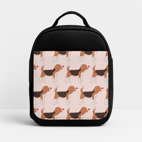 Love Beagle - Dog Pattern Insulated Lunchbox