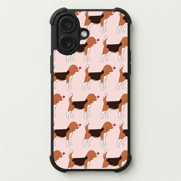 Love Beagle - Dog Pattern Phone Case — Bumper case