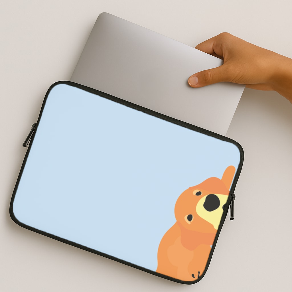 Laying and chilling - Dog Patterns MacBook Case