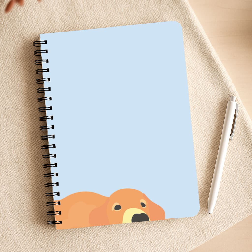 Laying and chilling - Dog Patterns Notepad