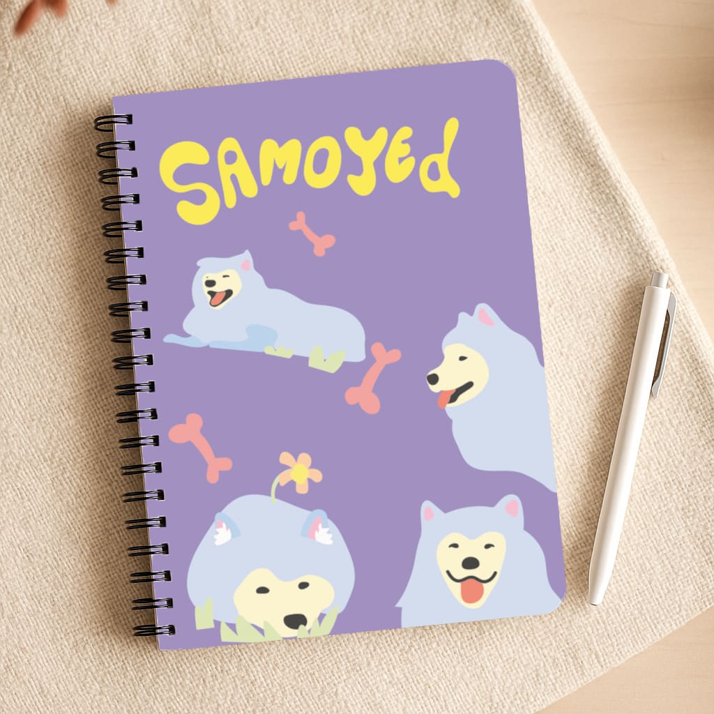 Samoyed - Dog Patterns Notepad
