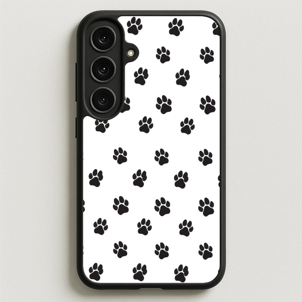 Paw pattern - Dog Patterns Phone Case for Galaxy S25FE
