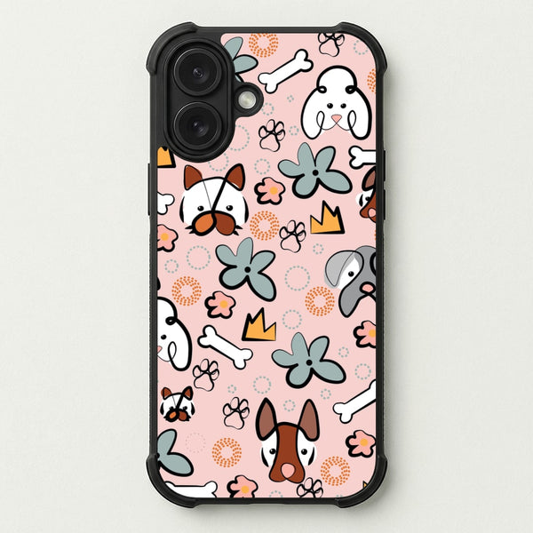 Bones and dogs - Dog Patterns Phone Case — Bumper case