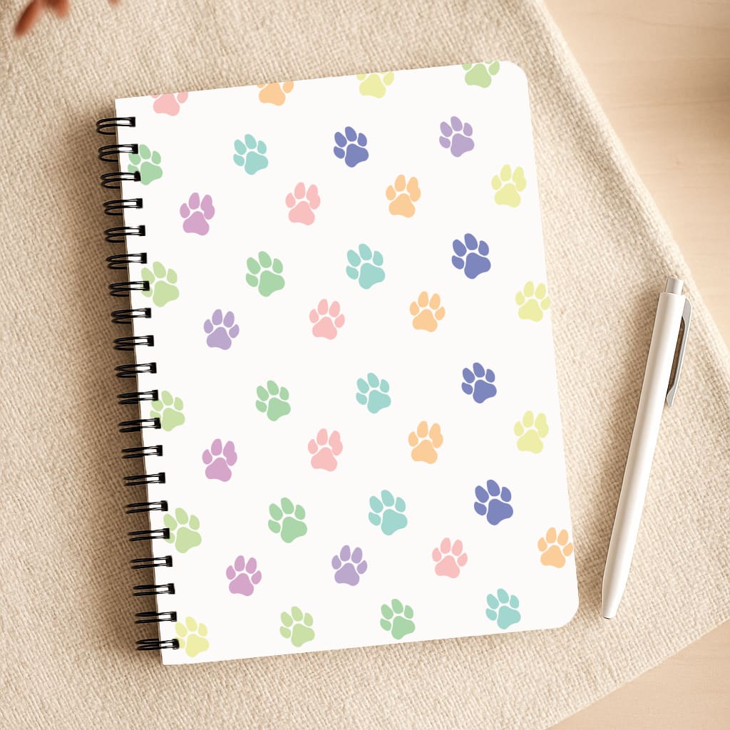 Coloured patterns - Dog Patterns Notepad
