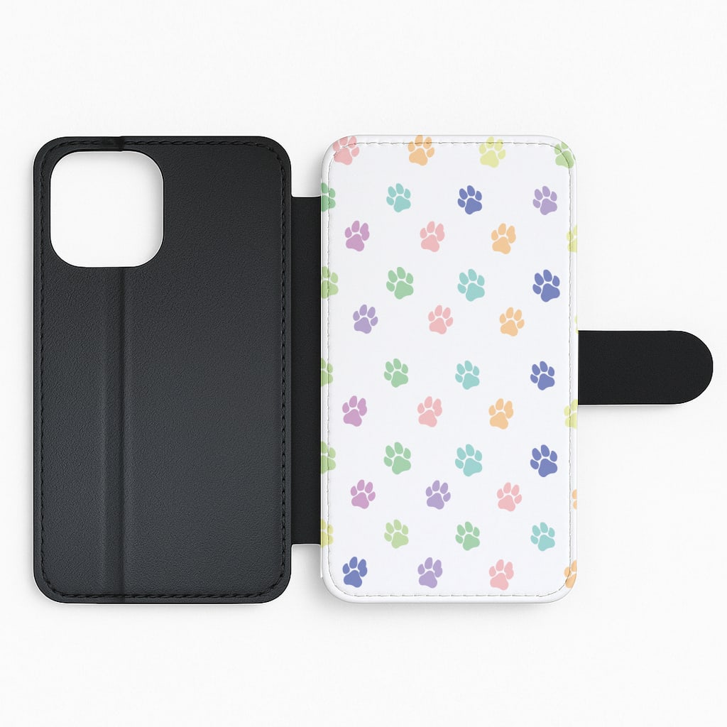 Coloured patterns - Dog Patterns Flip Phone Case