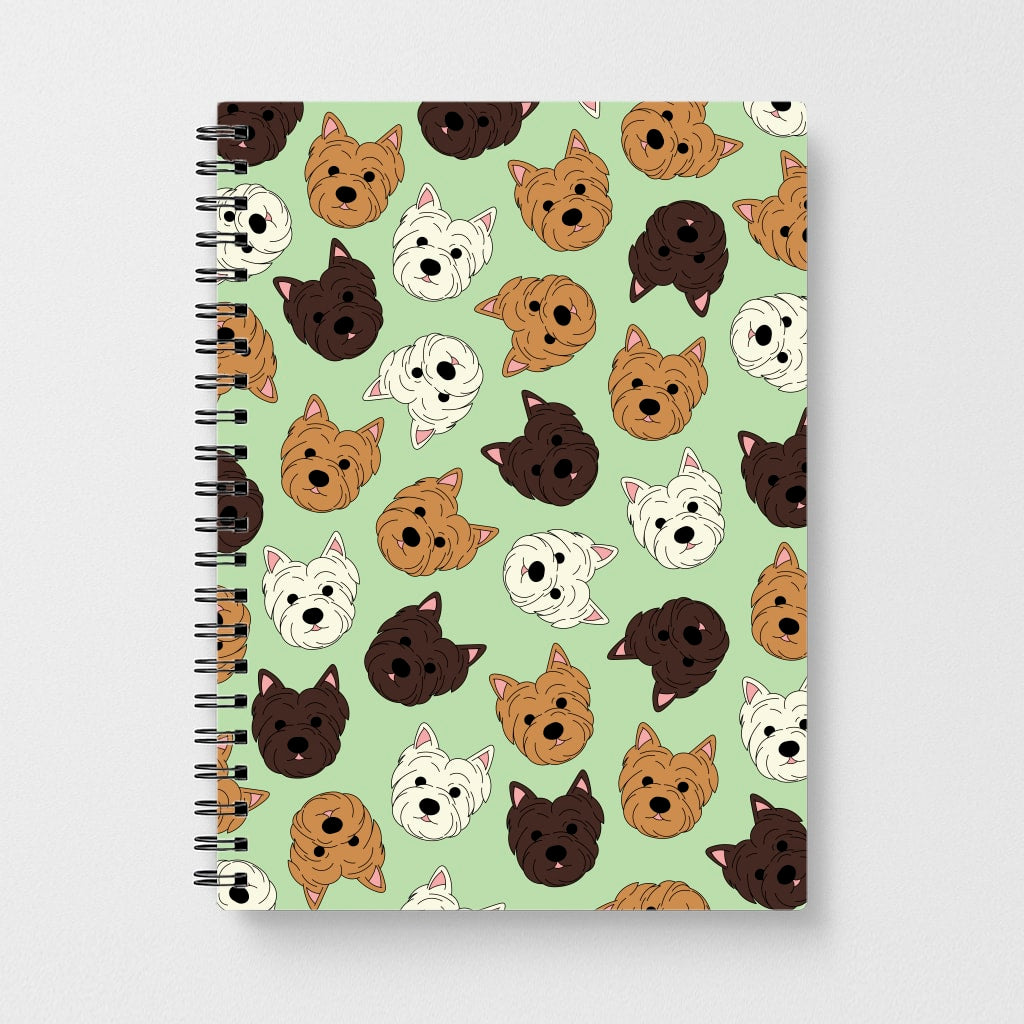 Border Terrier Pattern Notebook