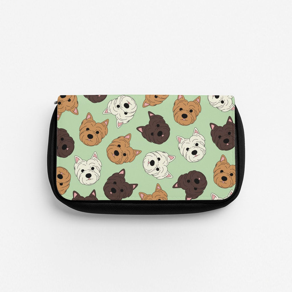 Border Terrier Pattern Pencil Case