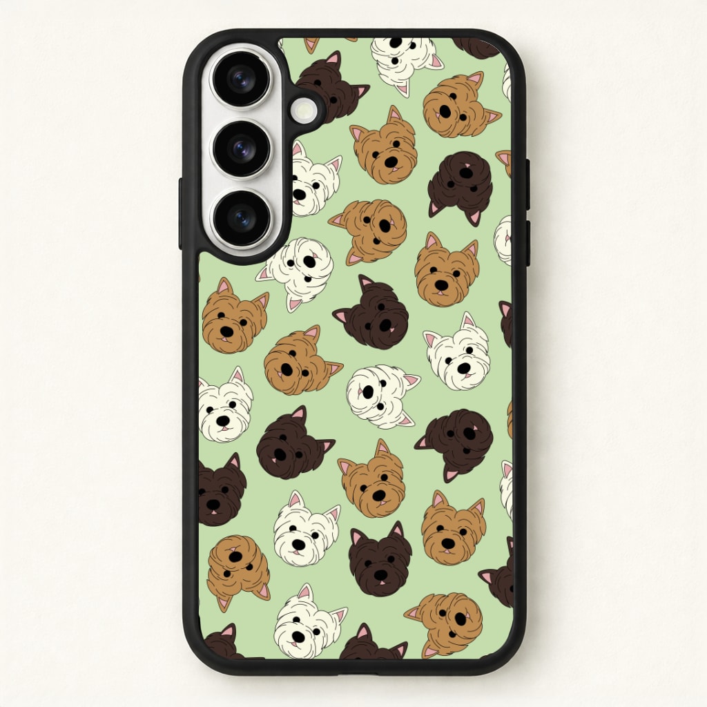 Border Terrier Pattern Phone Case for Galaxy S26