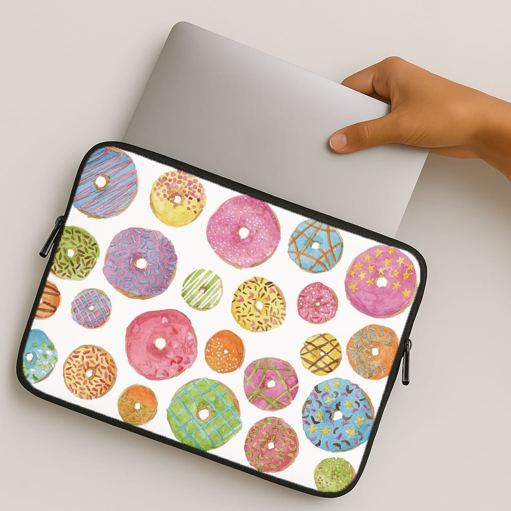 Dougnut Pattern MacBook Case