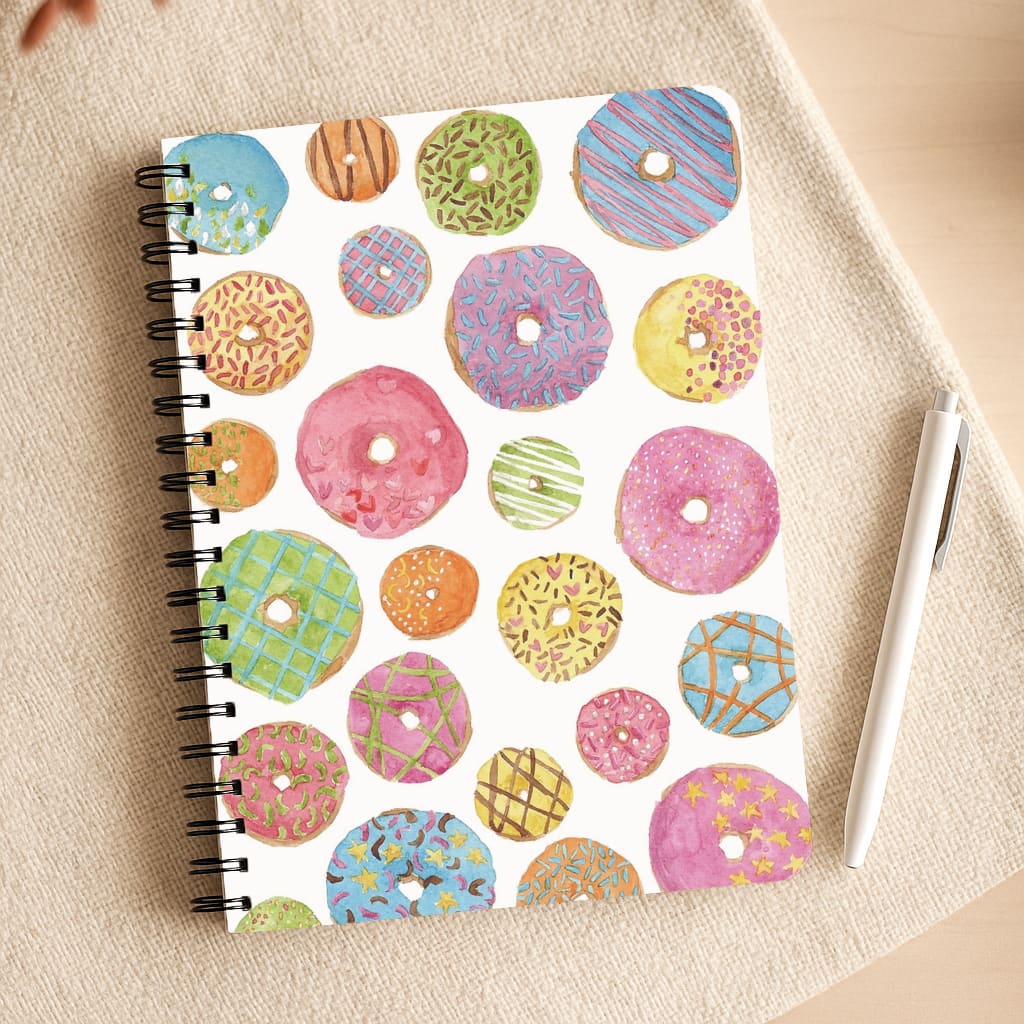 Dougnut Pattern Notepad