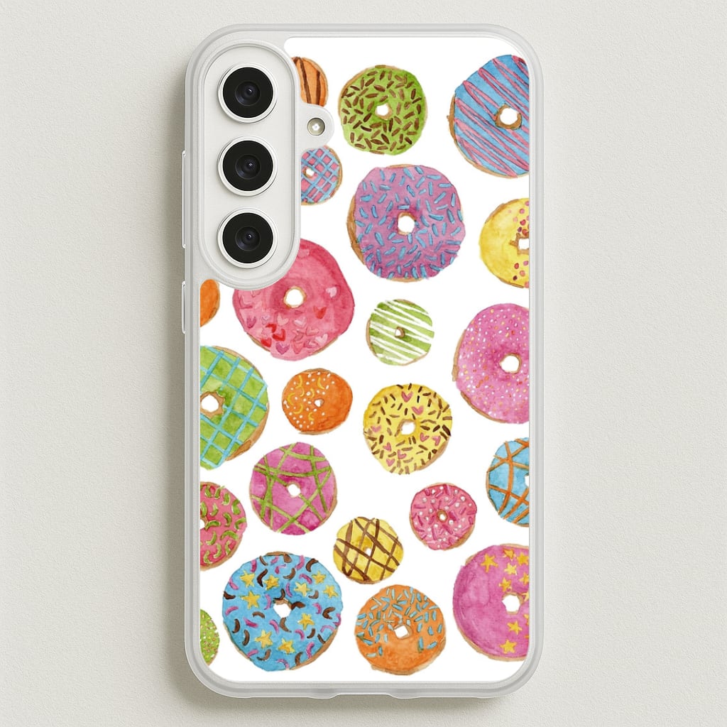 Dougnut Pattern Phone Case for Galaxy S25FE