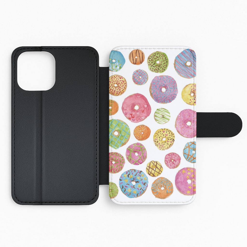 Dougnut Pattern Flip Phone Case