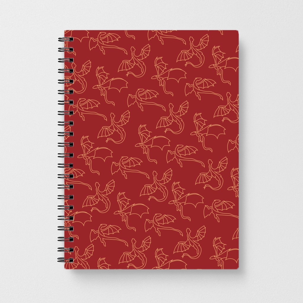 Flying Dragons - Dragon Patterns Notebook