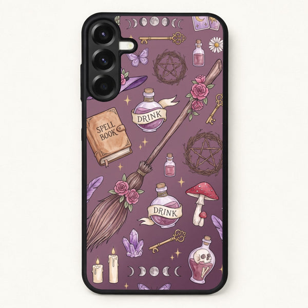 Dusty Violet Witchcraft Phone Case - Galaxy A17 / Standard