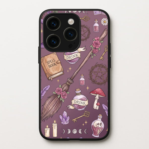 Dusty Violet Witchcraft Phone Case - iPhone 14 Pro / Standard