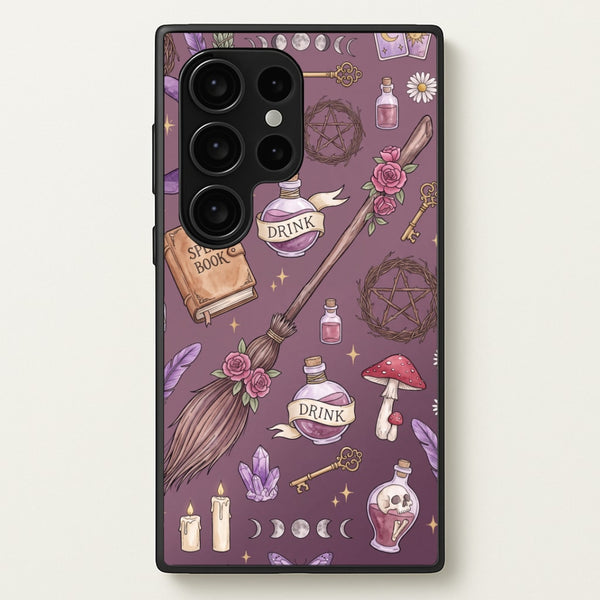 Dusty Violet Witchcraft Phone Case - Galaxy S24 Ultra / Standard