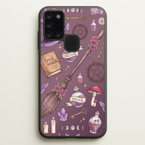 Dusty Violet Witchcraft Phone Case - Galaxy A21s / Standard