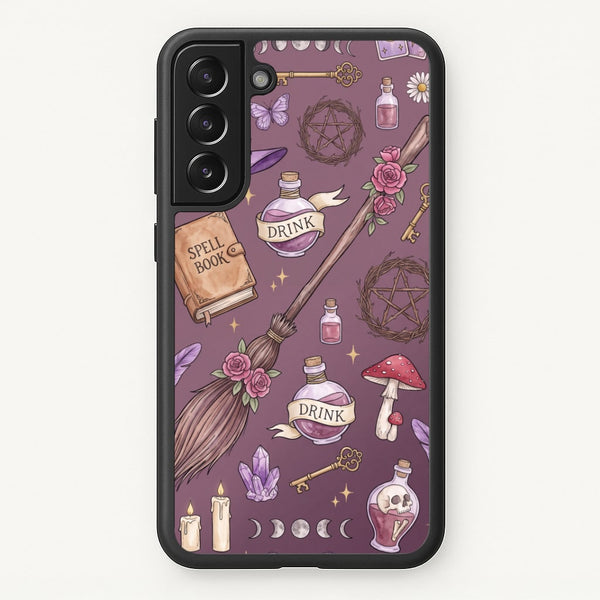 Dusty Violet Witchcraft Phone Case - Galaxy S22 Plus / Standard