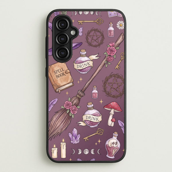 Dusty Violet Witchcraft Phone Case - Galaxy A14 / Standard