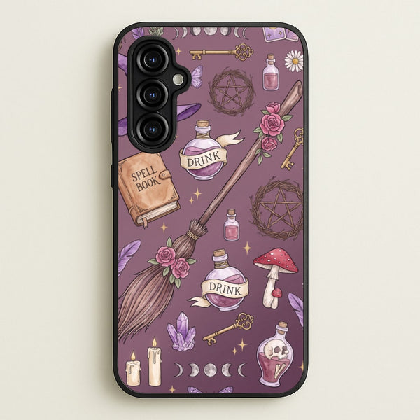 Dusty Violet Witchcraft Phone Case - Galaxy A54 / Standard