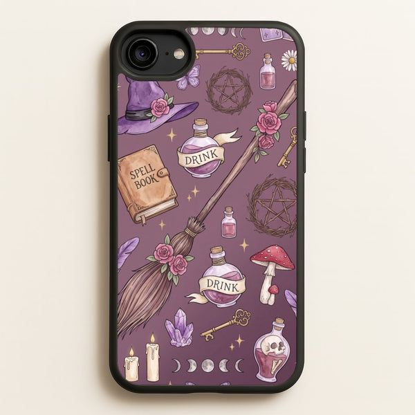 Dusty Violet Witchcraft Phone Case - iPhone 6 / 7 / 8 / SE / Standard