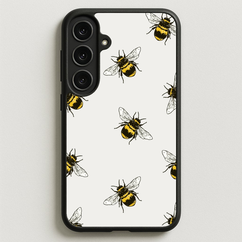 Bumblebee Pattern Phone Case for Galaxy S25FE