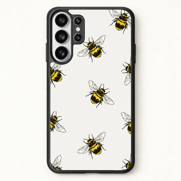 Bumblebee Pattern Phone Case for Galaxy S26 Ultra