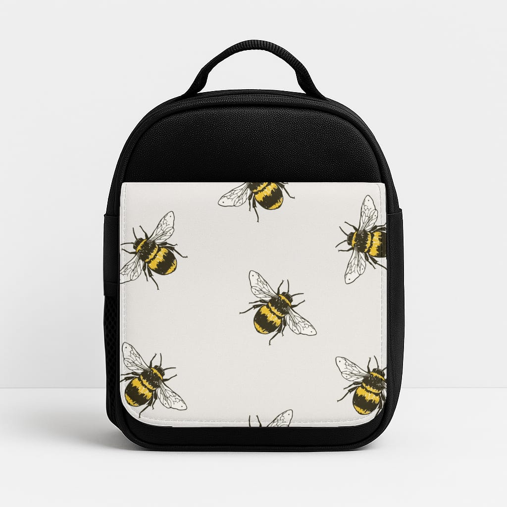 Bumblebee Pattern  Insulated Lunchbox