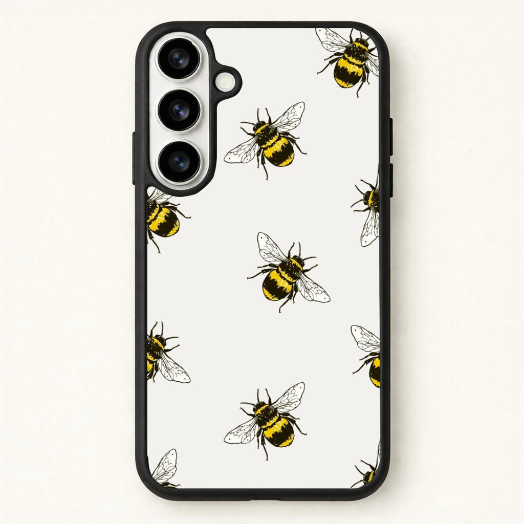 Bumblebee Pattern Phone Case for Galaxy S26 Plus