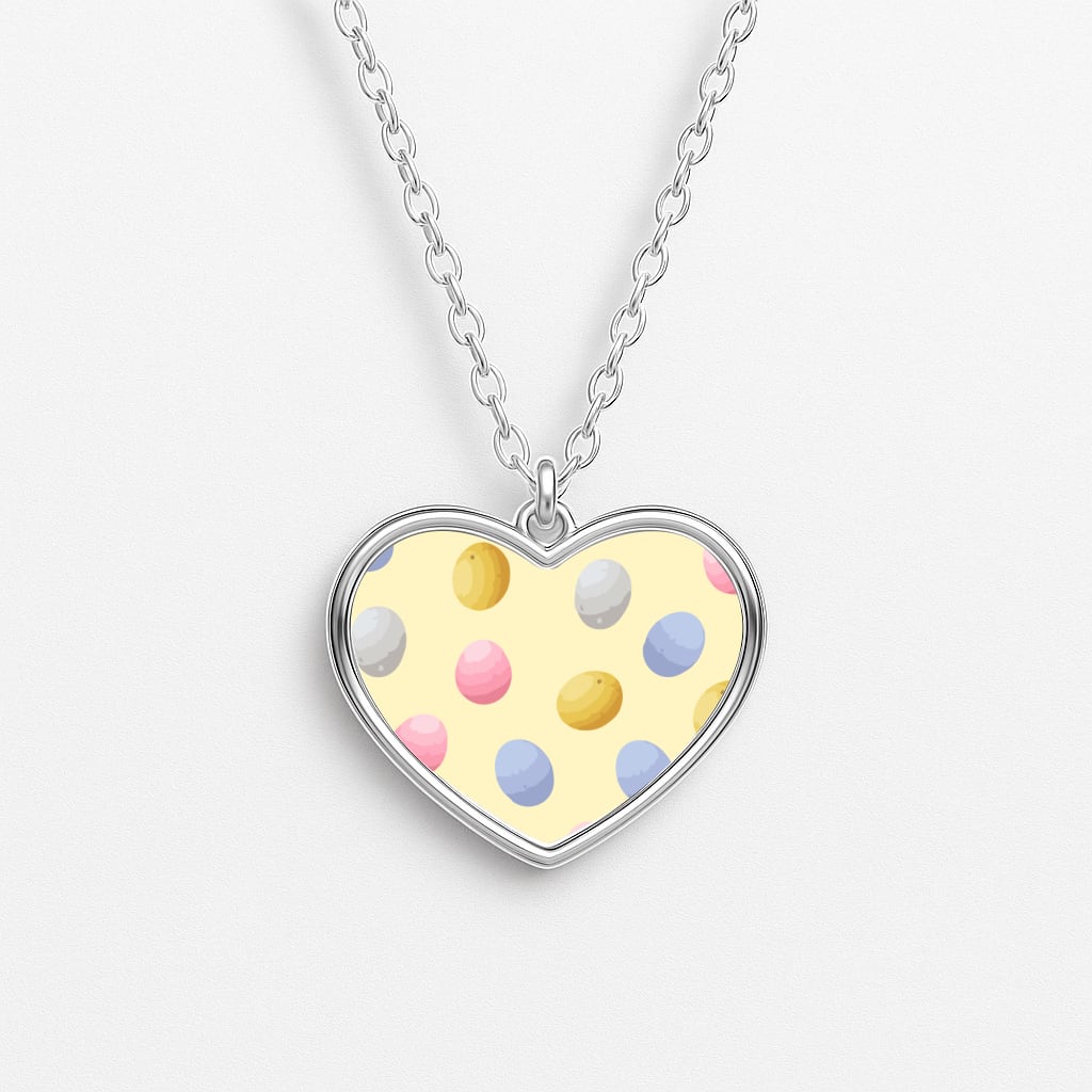 Mini Eggs Heart Necklace