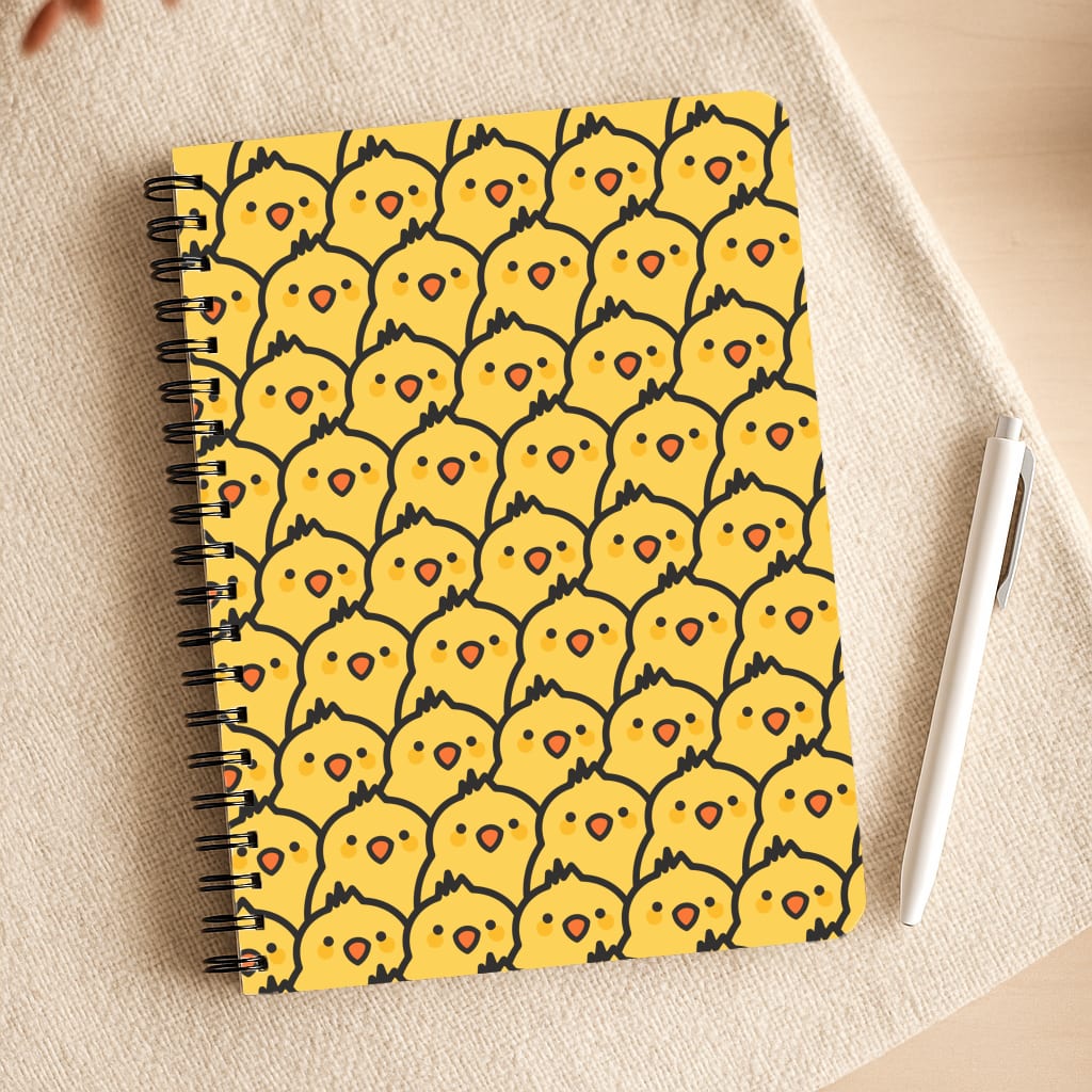 Chick Pattern Notepad