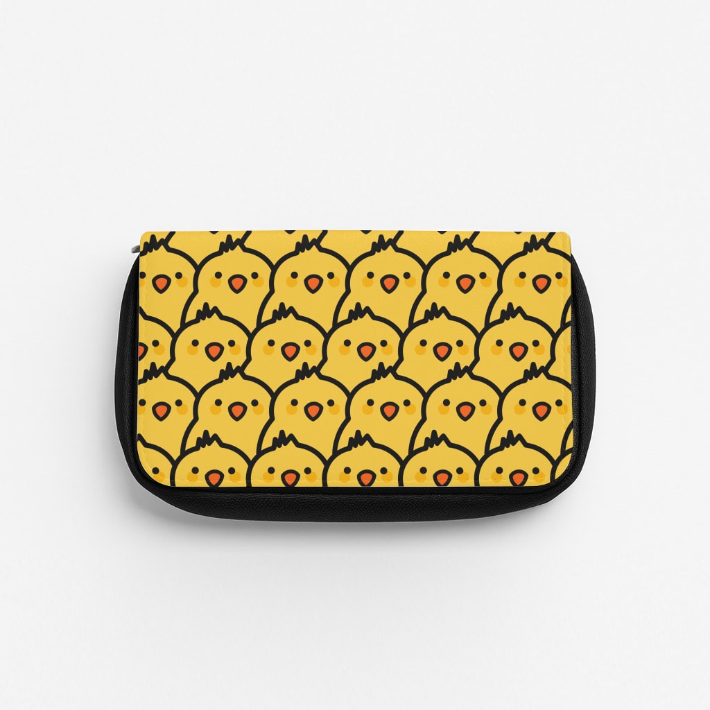 Chick Pattern Pencil Case