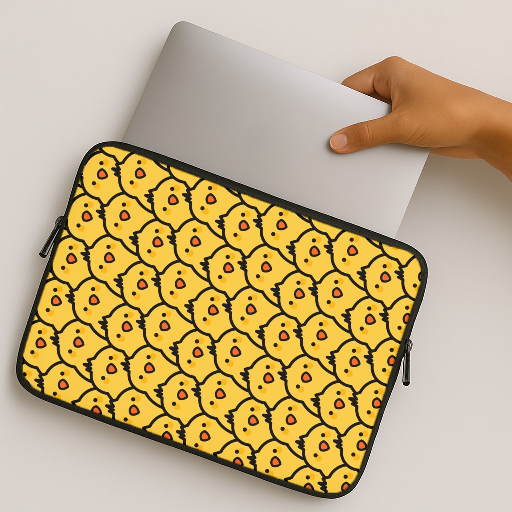 Chick Pattern MacBook Case