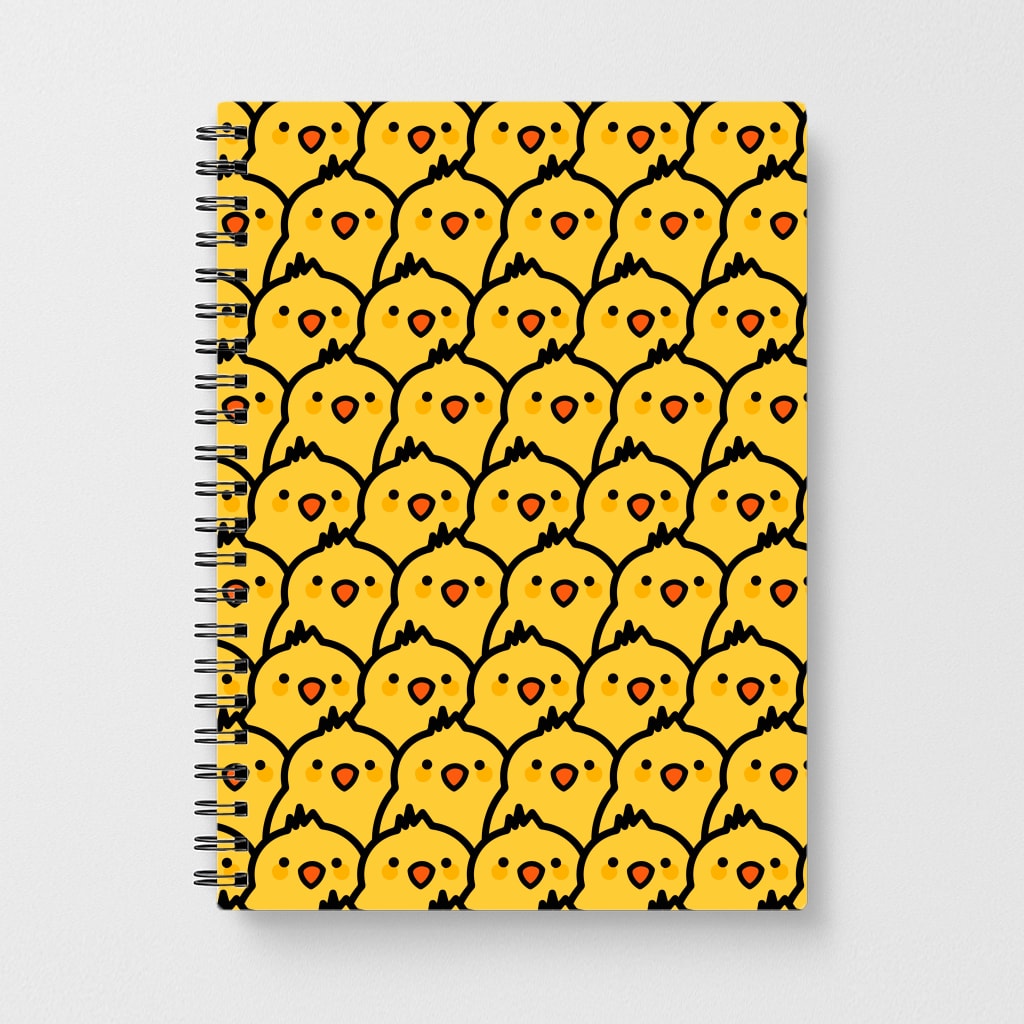 Chick Pattern Notebook