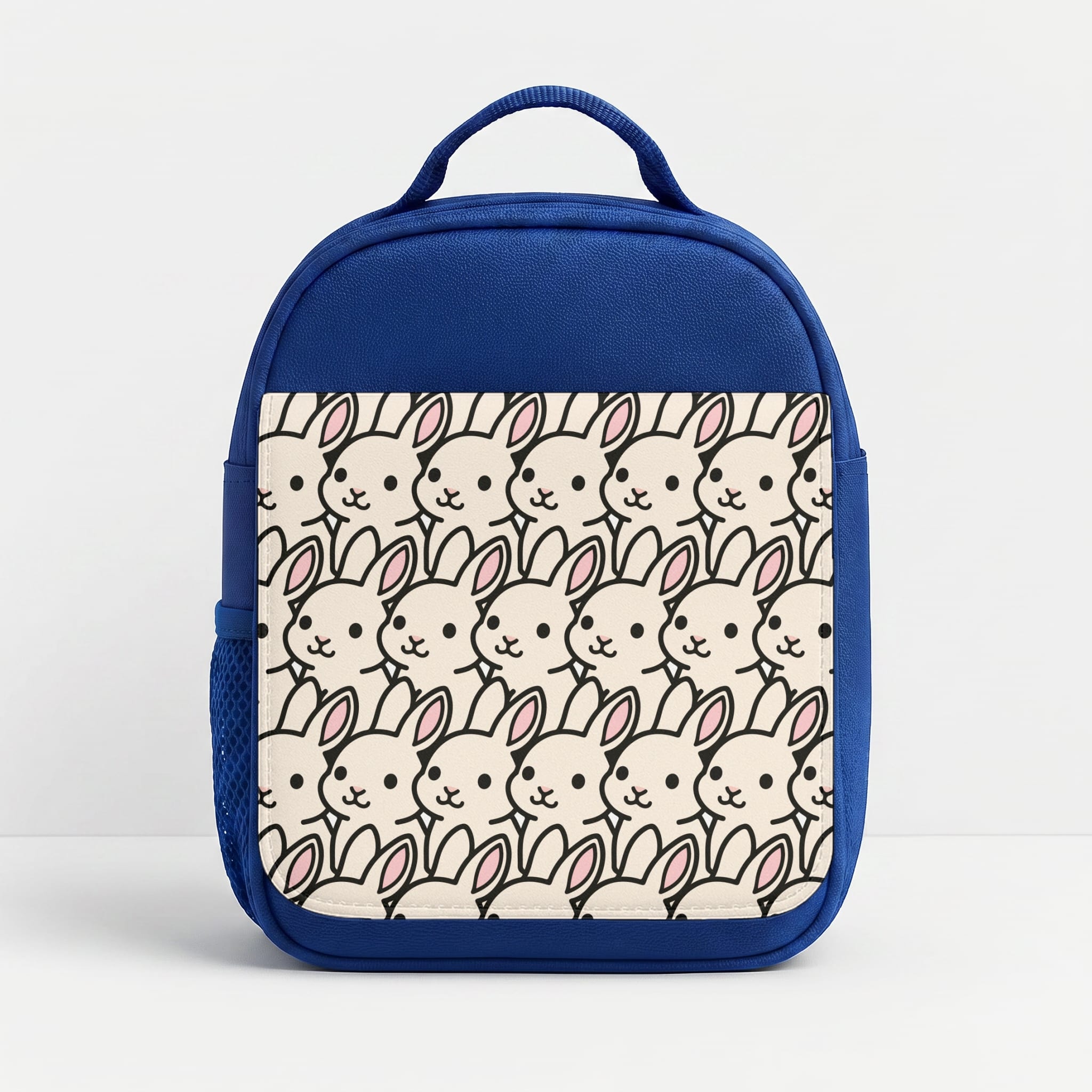 Bunny Rabbit Pattern Lunchbox - Blue