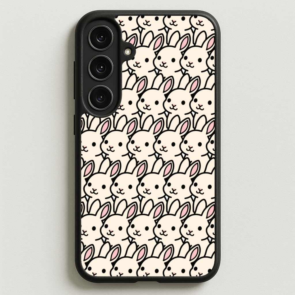 Bunny Rabbit Pattern Phone Case for Galaxy S25FE