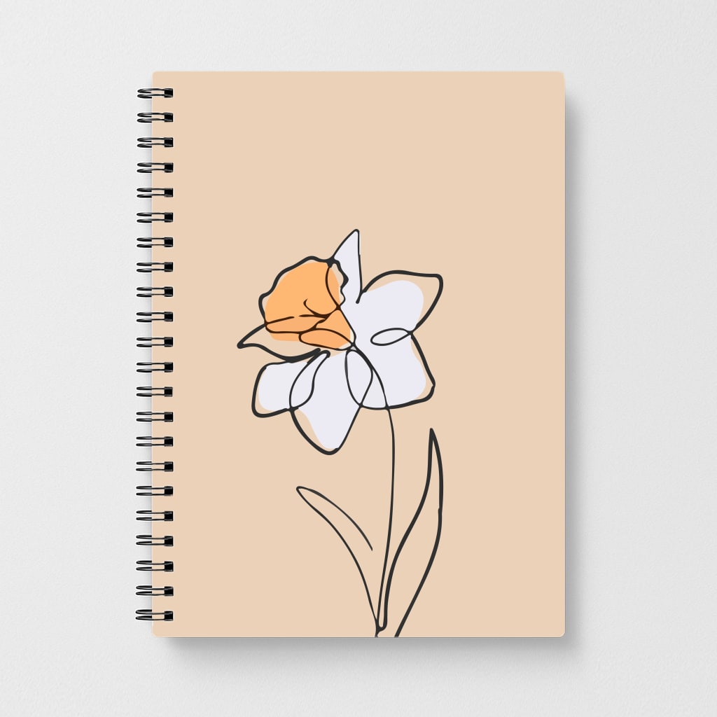Spring Daffodil Notebook