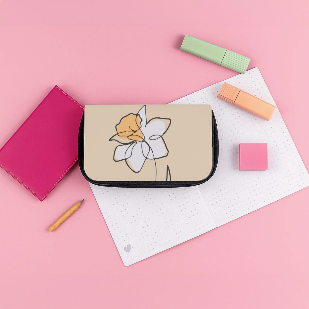 Spring Daffodil Pencil Case