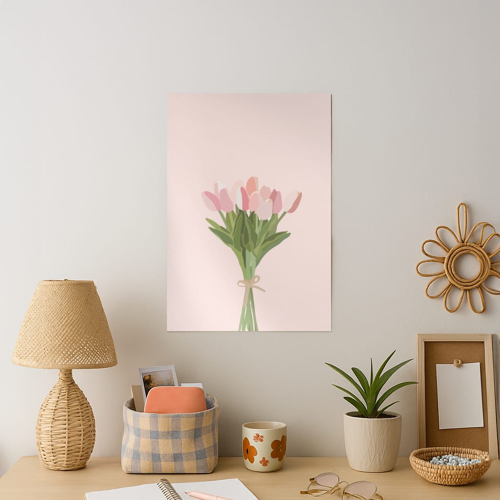 Spring Tulips Art Print