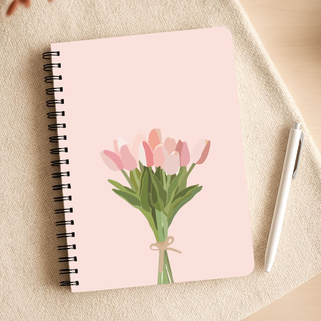 Spring Tulips Notepad