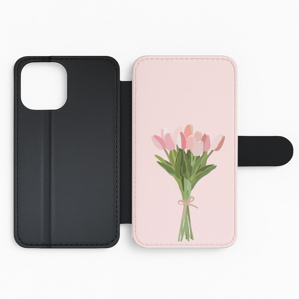 Spring Tulips Flip Phone Case