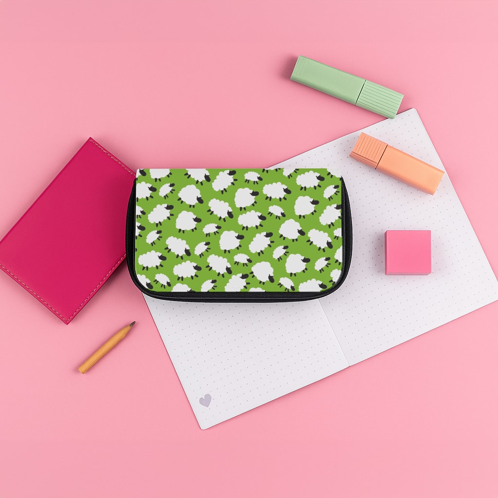 Sheep - Easter Patterns Pencil Case
